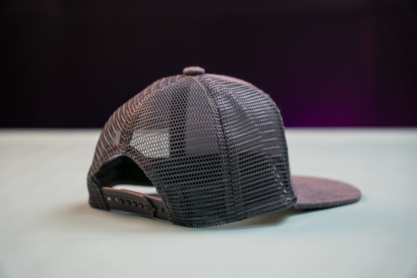 Little Mesh Trucker Snapback Grey or Gray?