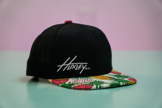 Baby/ Toddler Black and Pineapple Snapback