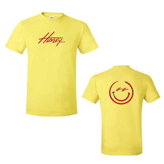 Yellow Huxley Smiley Tee